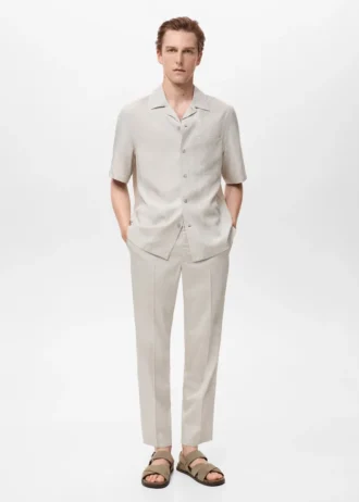 Camicia in lyocell vestibilità regolare Camicia in lyocell vestibilità regolare