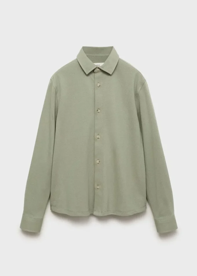 Camicia in maglia di cotone Camicia in maglia di cotone