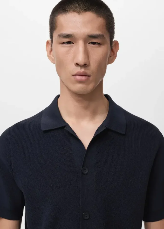 Camicia in maglia di cotone Camicia in maglia di cotone