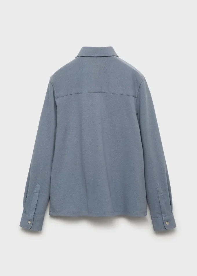 Camicia in maglia di cotone