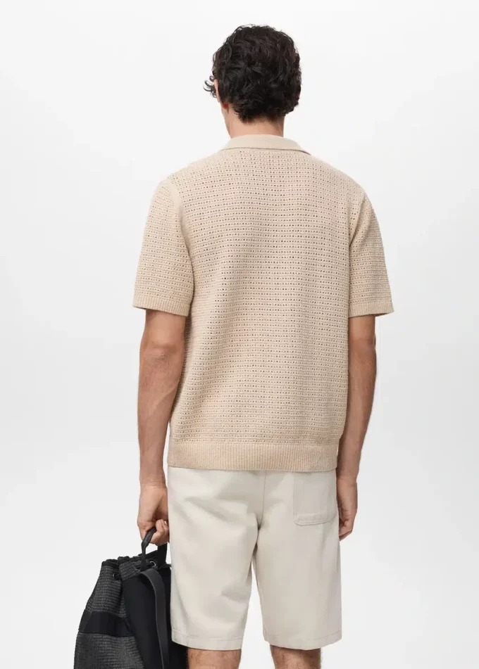 Camicia in maglia traforata Camicia in maglia traforata