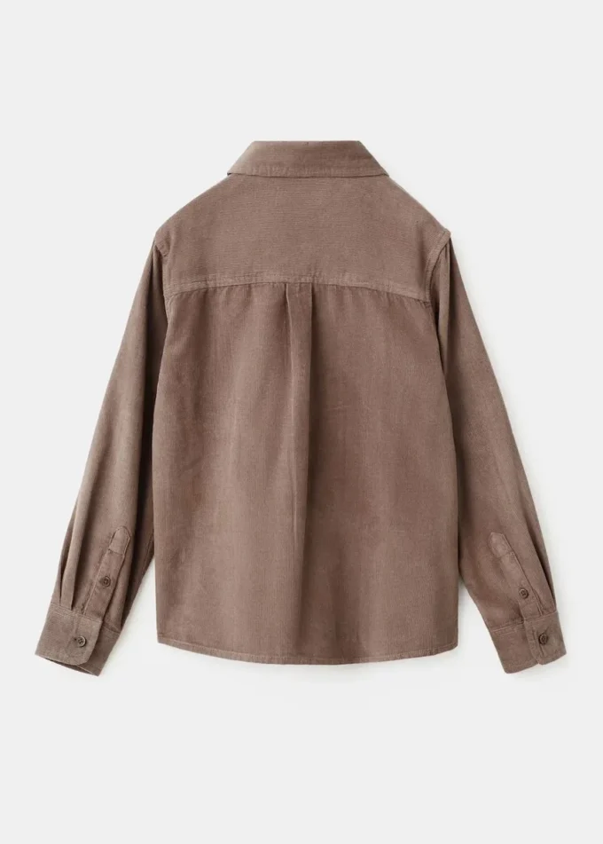 Camicia in velluto a coste vestibilità regolare Camicia in velluto a coste vestibilità regolare