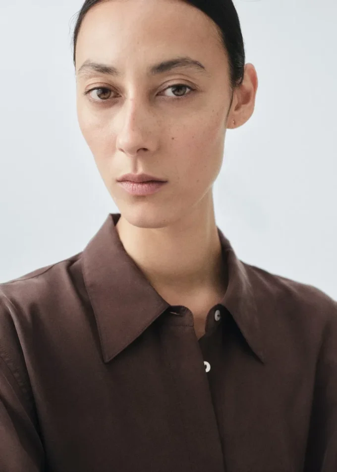 Camicia oversize 100% seta