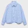 Camicia oversize a righe Camicia oversize a righe