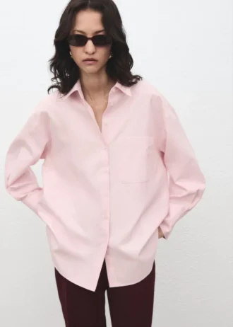 Camicia oversize con tasca Camicia oversize con tasca