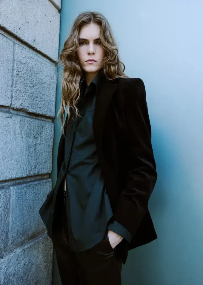 Camicia oversize con tasca Camicia oversize con tasca