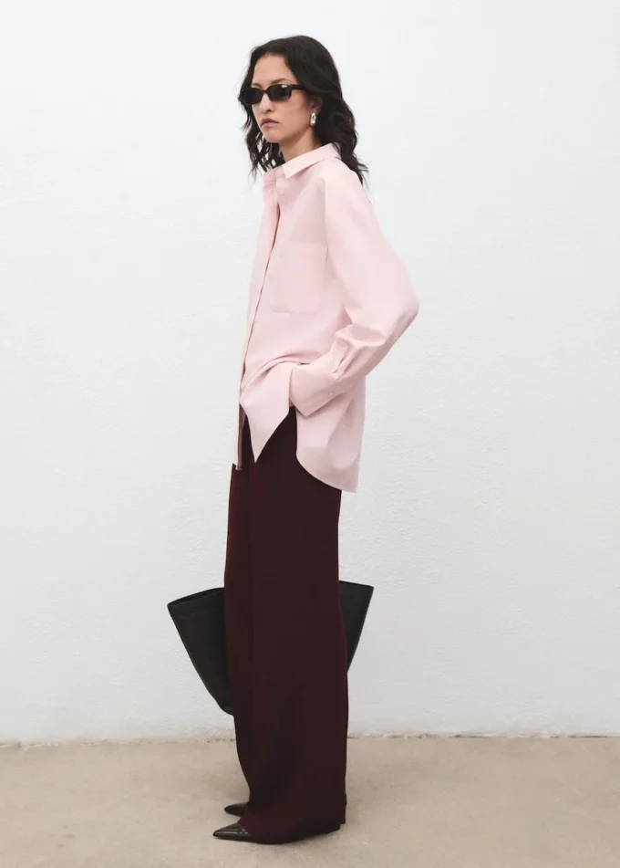 Camicia oversize con tasca Camicia oversize con tasca