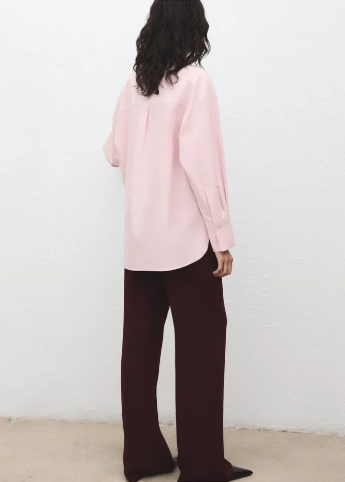 Camicia oversize con tasca Camicia oversize con tasca