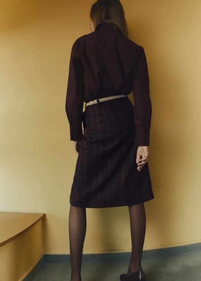 Camicia oversize in popeline Camicia oversize in popeline