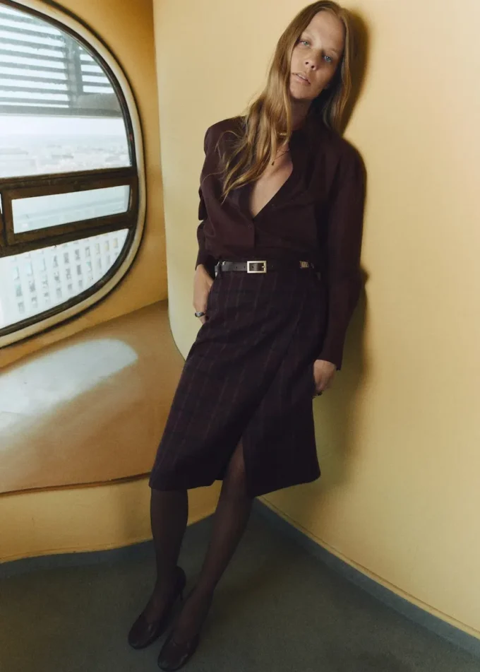 Camicia oversize in popeline Camicia oversize in popeline