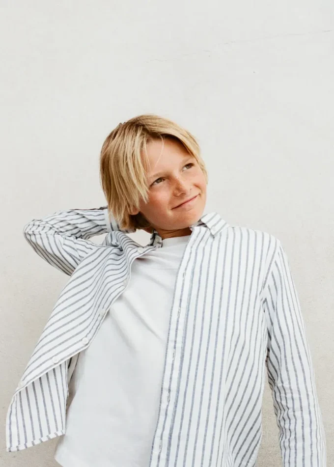 Camicia Oxford a righe Camicia Oxford a righe