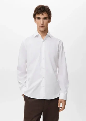 Camicia regular fit in cotone 100%