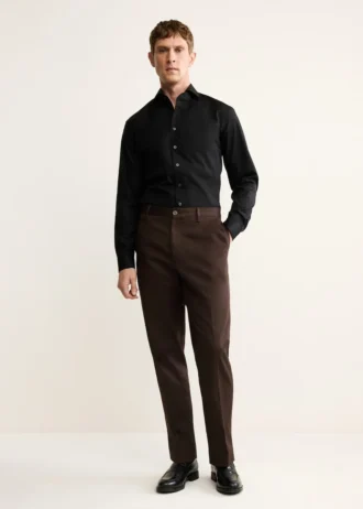 Camicia regular fit in cotone 100%