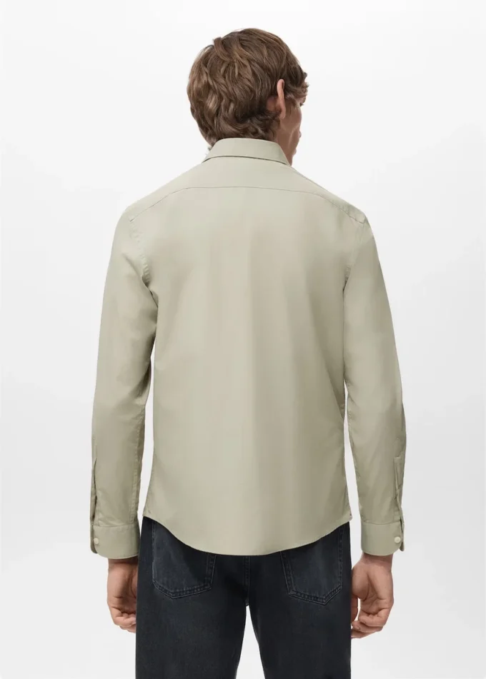 Camicia regular fit in cotone 100%