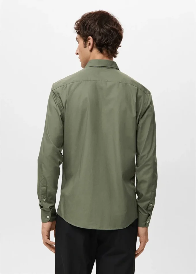 Camicia regular fit in cotone 100%