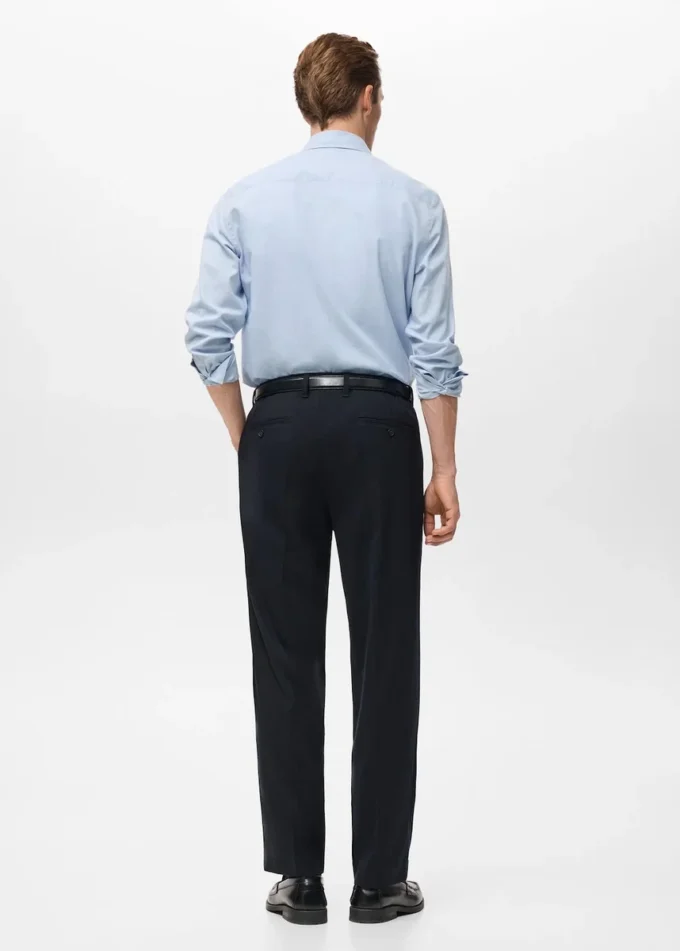 Camicia regular fit in flanella di cotone 100% Camicia regular fit in flanella di cotone 100%