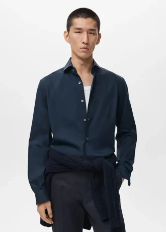 Camicia slim fit 100% cotone