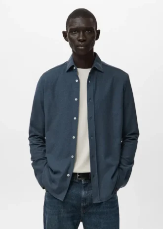 Camicia slim fit 100% cotone