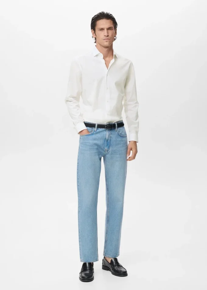 Camicia slim fit 100% cotone