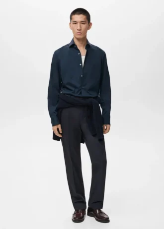 Camicia slim fit 100% cotone