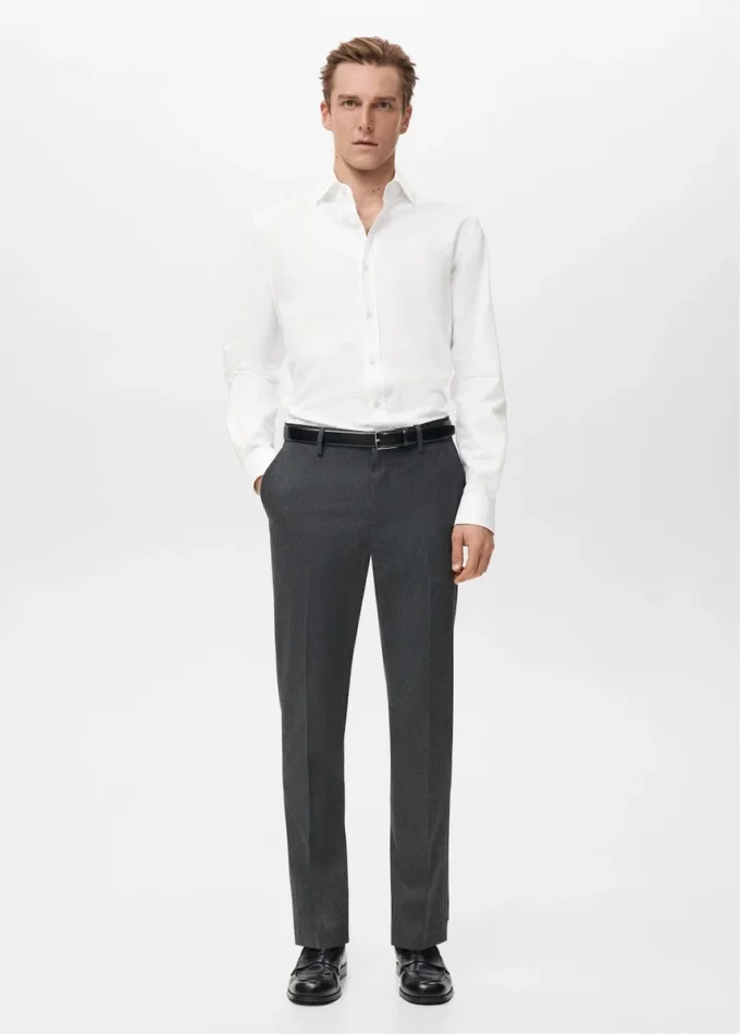 Camicia slim fit 100% cotone Camicia slim fit 100% cotone