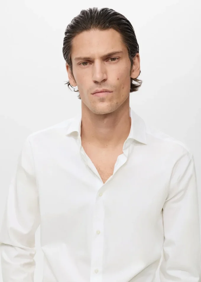 Camicia slim fit 100% cotone