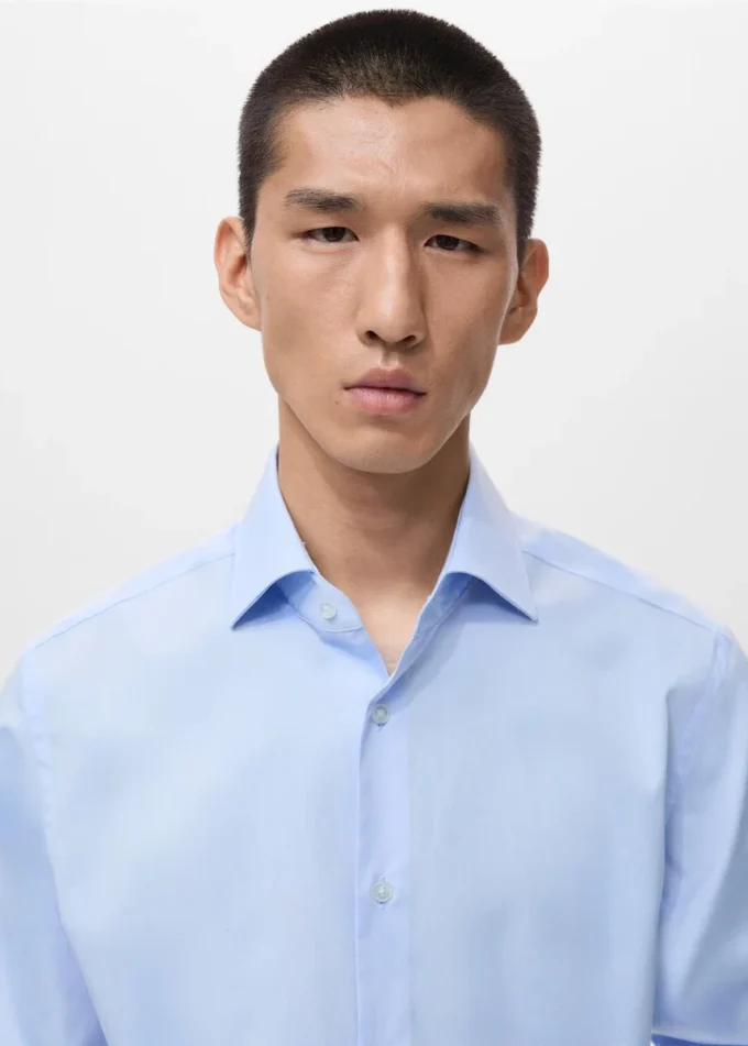 Camicia slim fit 100% cotone