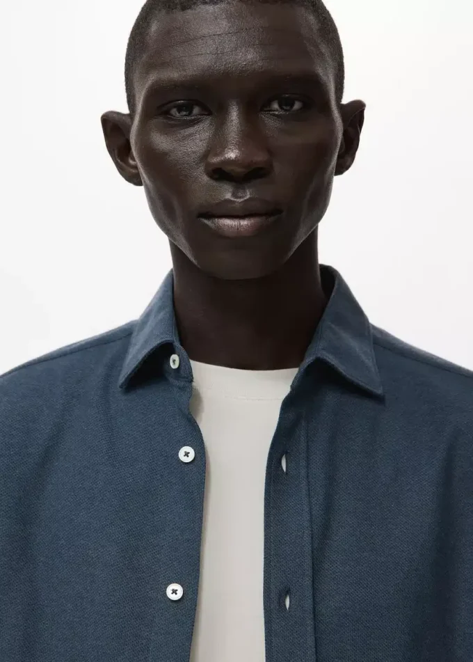 Camicia slim fit 100% cotone Camicia slim fit 100% cotone