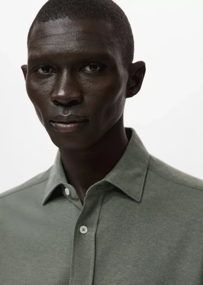 Camicia slim fit 100% cotone Camicia slim fit 100% cotone