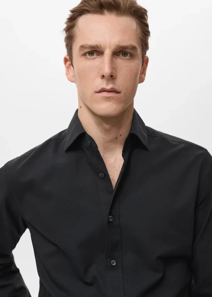 Camicia slim fit 100% cotone Camicia slim fit 100% cotone