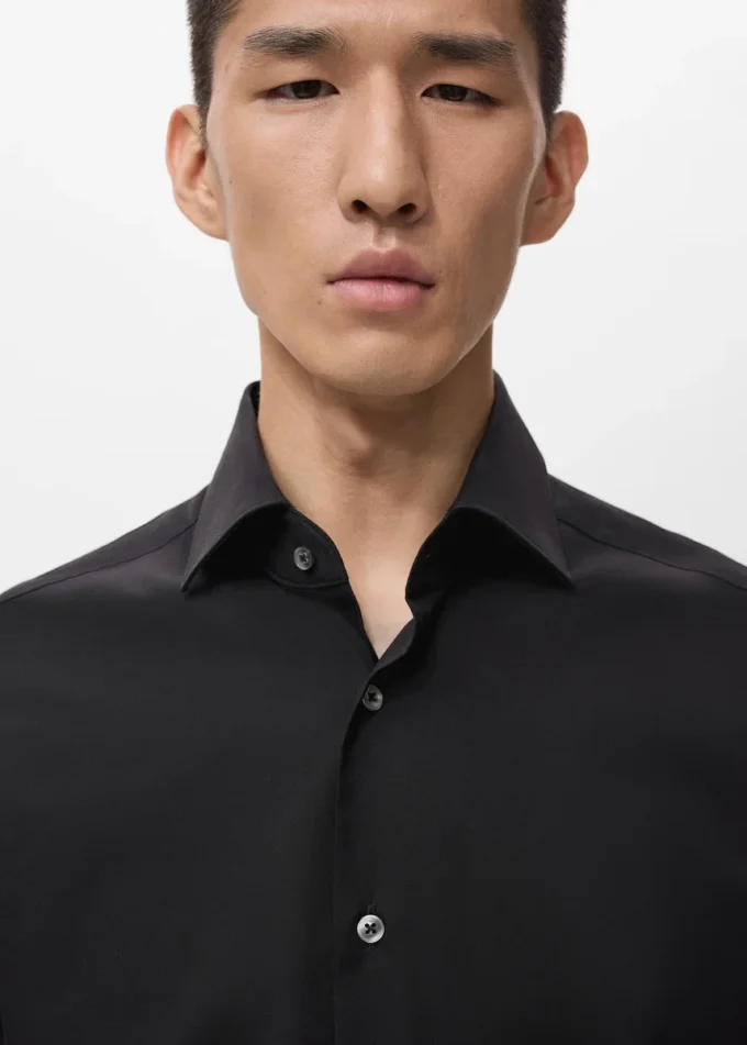 Camicia slim fit 100% cotone Camicia slim fit 100% cotone