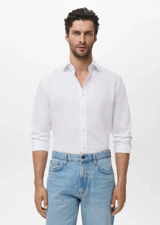 Camicia slim fit in cotone Camicia slim fit in cotone