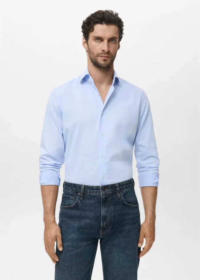 Camicia slim fit in cotone Camicia slim fit in cotone