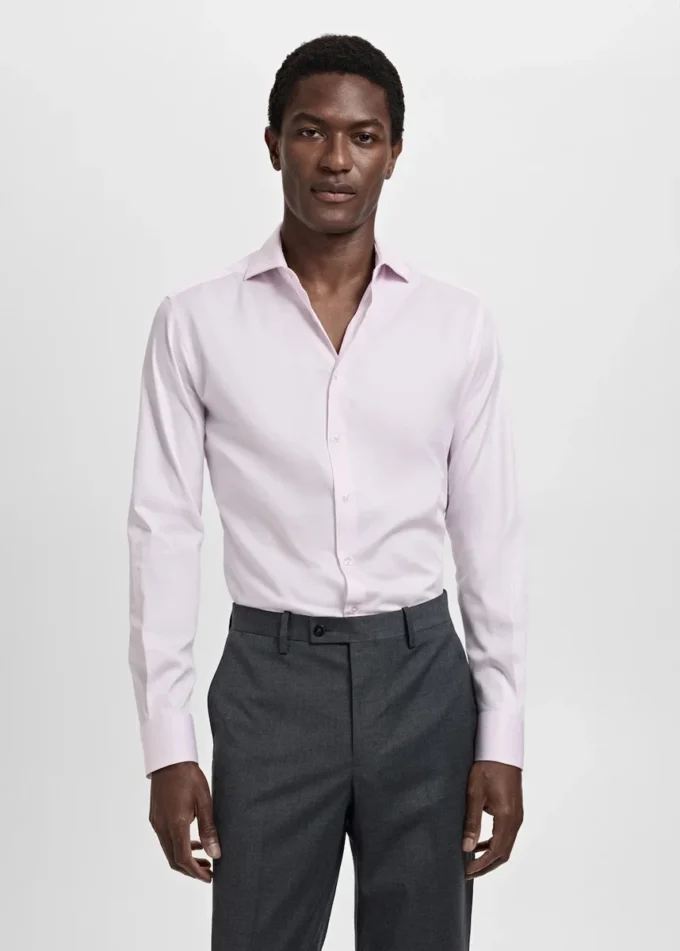 Camicia slim fit in cotone 100% Camicia slim fit in cotone 100%