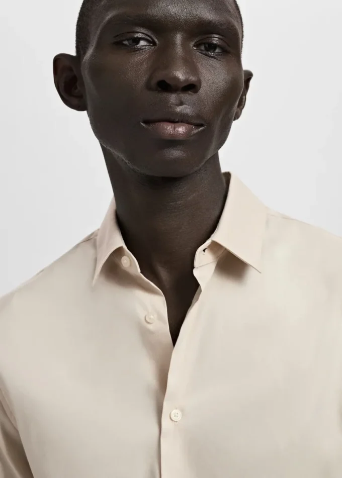 Camicia slim fit in cotone Camicia slim fit in cotone