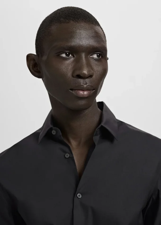 Camicia slim fit in cotone Camicia slim fit in cotone