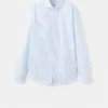 Camicia slim fit in cotone a righe Camicia slim fit in cotone a righe