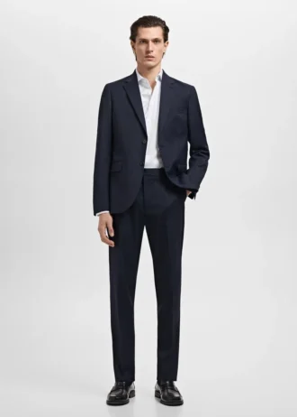 Camicia slim fit in cotone a righe