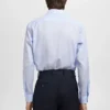 Camicia slim fit in twill con micro stampa Camicia slim fit in twill con micro stampa