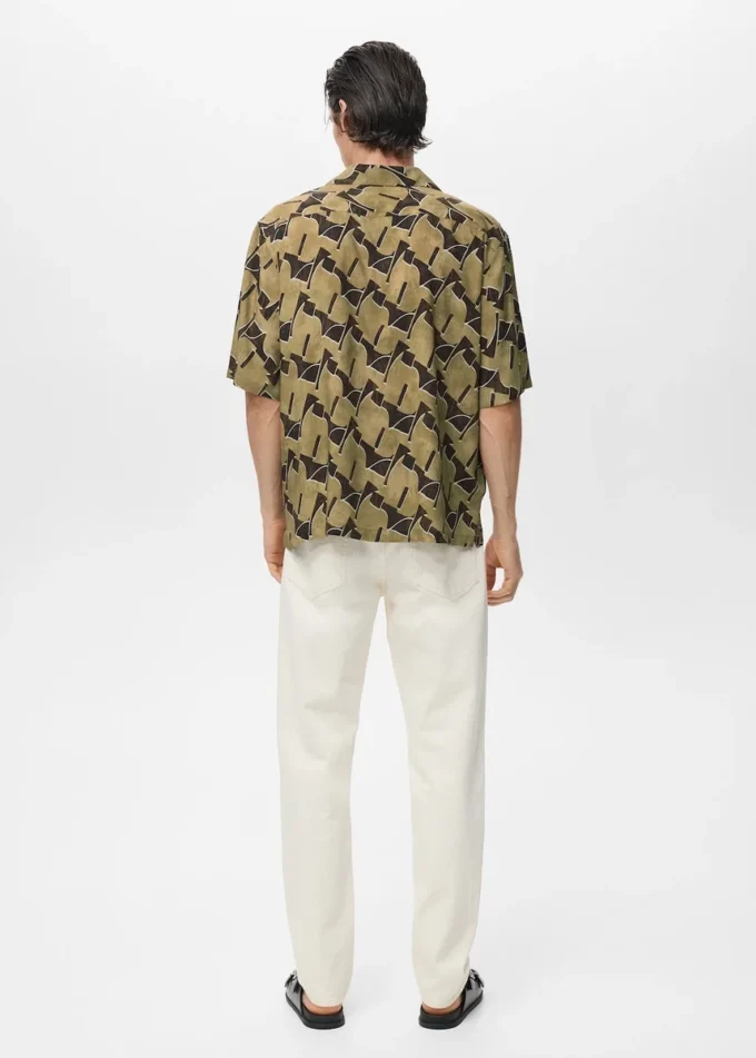 Camicia stampata fluida Camicia stampata fluida