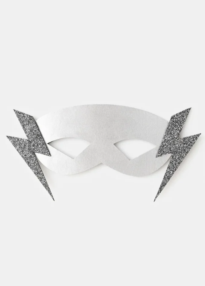 Cappa e maschera con fulmini Cappa e maschera con fulmini