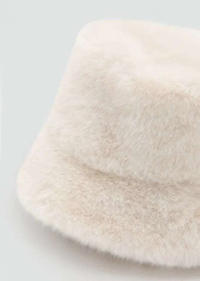 Cappello a secchiello effetto pelliccia Cappello a secchiello effetto pelliccia