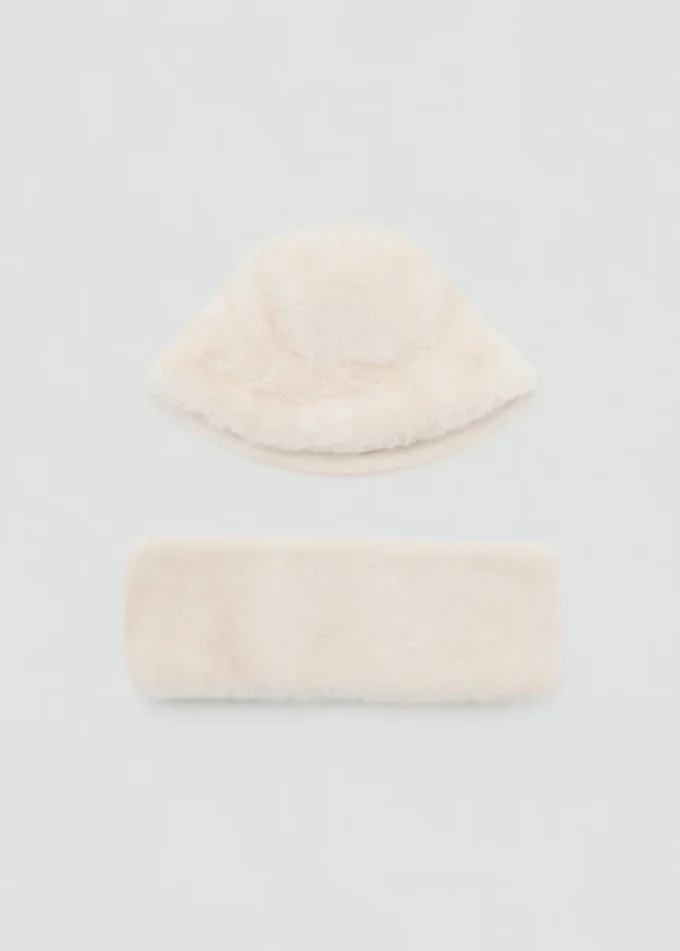 Cappello a secchiello effetto pelliccia Cappello a secchiello effetto pelliccia