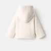Cappotto con cappuccio effetto shearling Cappotto con cappuccio effetto shearling