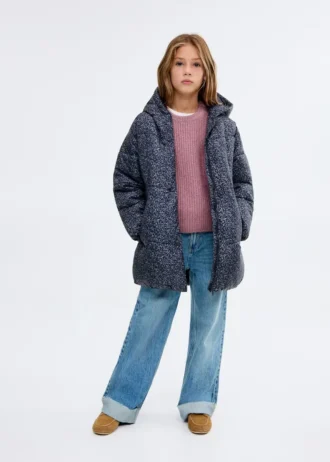 Cappotto con stampa floreale