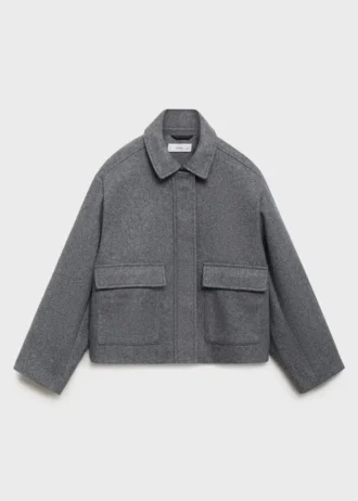 Cappotto corto in tessuto