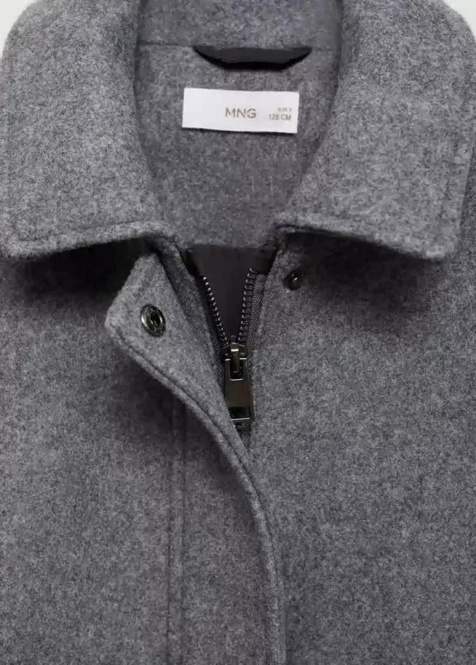 Cappotto corto in tessuto Cappotto corto in tessuto