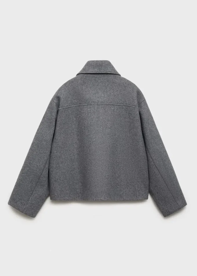 Cappotto corto in tessuto Cappotto corto in tessuto