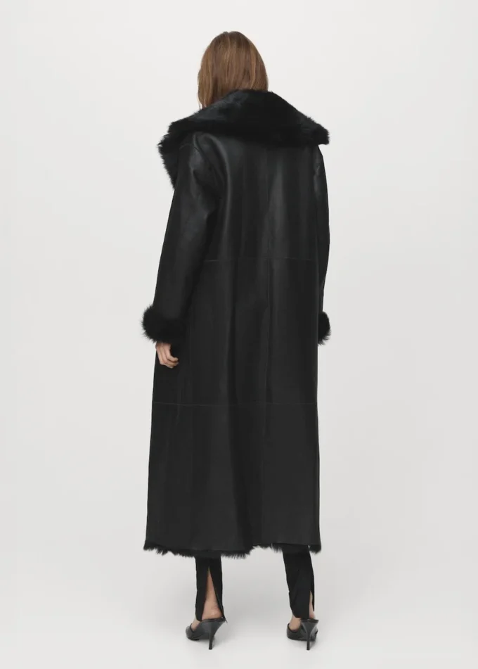 Cappotto di pelliccia reversibile Cappotto di pelliccia reversibile