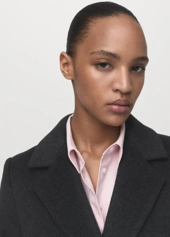 Cappotto doppiopetto in lana Cappotto doppiopetto in lana